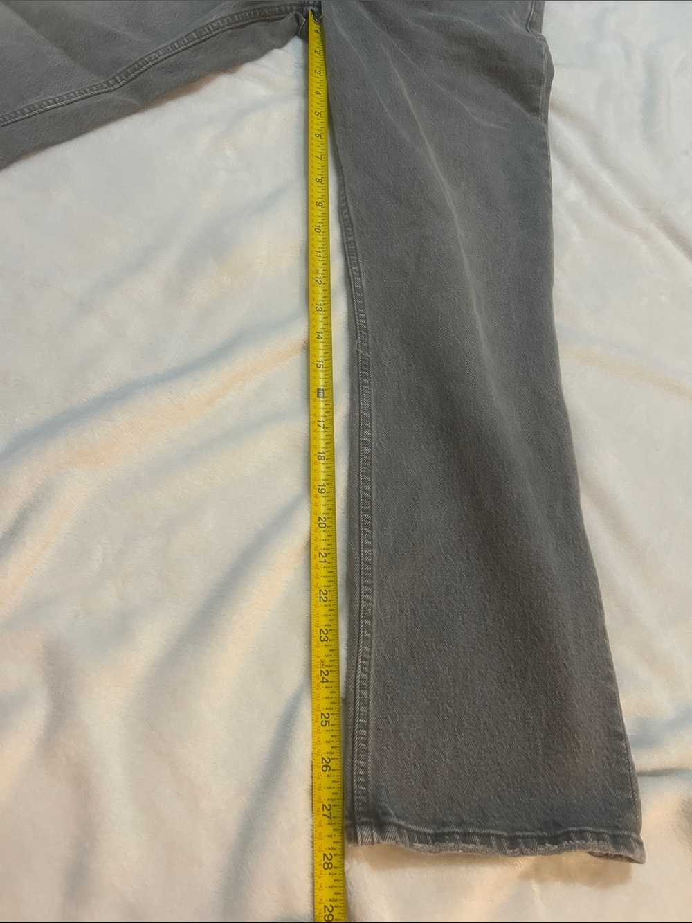 Abercrombie & Fitch Women's Jeans 90s Straight Ultra High Rise Grey 27 Short - Picture 5 of 8